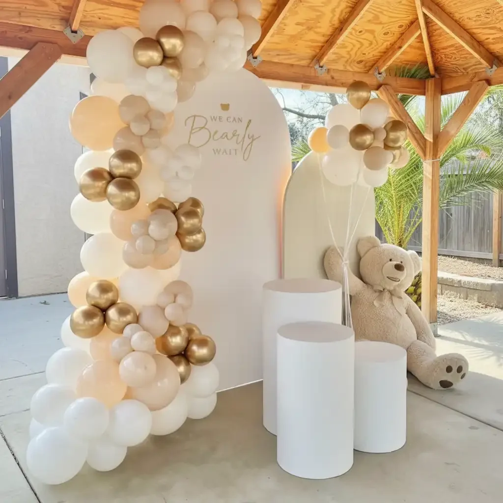 Luxury Baby Shower Backdrop Decoration Setup — view 2 of 2
