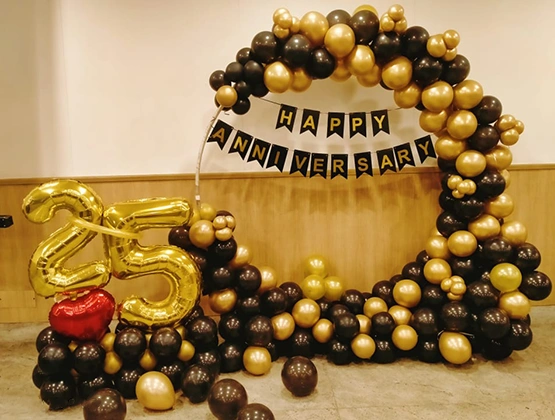 Anniversary Special Balloon Ring Decoration Set 