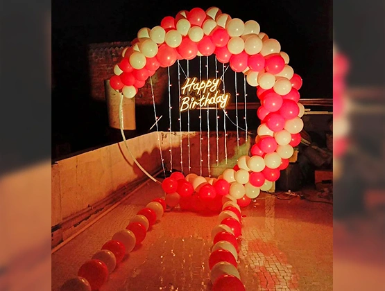 Red - White Themed Ring Setup Set 