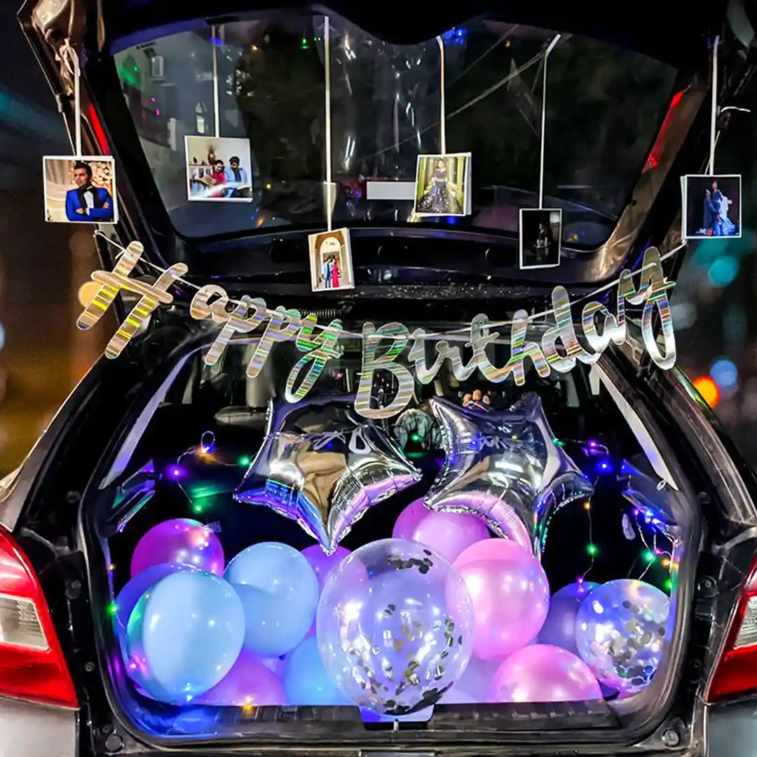 Car Boot Birthday Surprise Decoration Set 