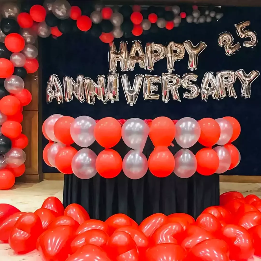 Red Anniversary Decor Set 