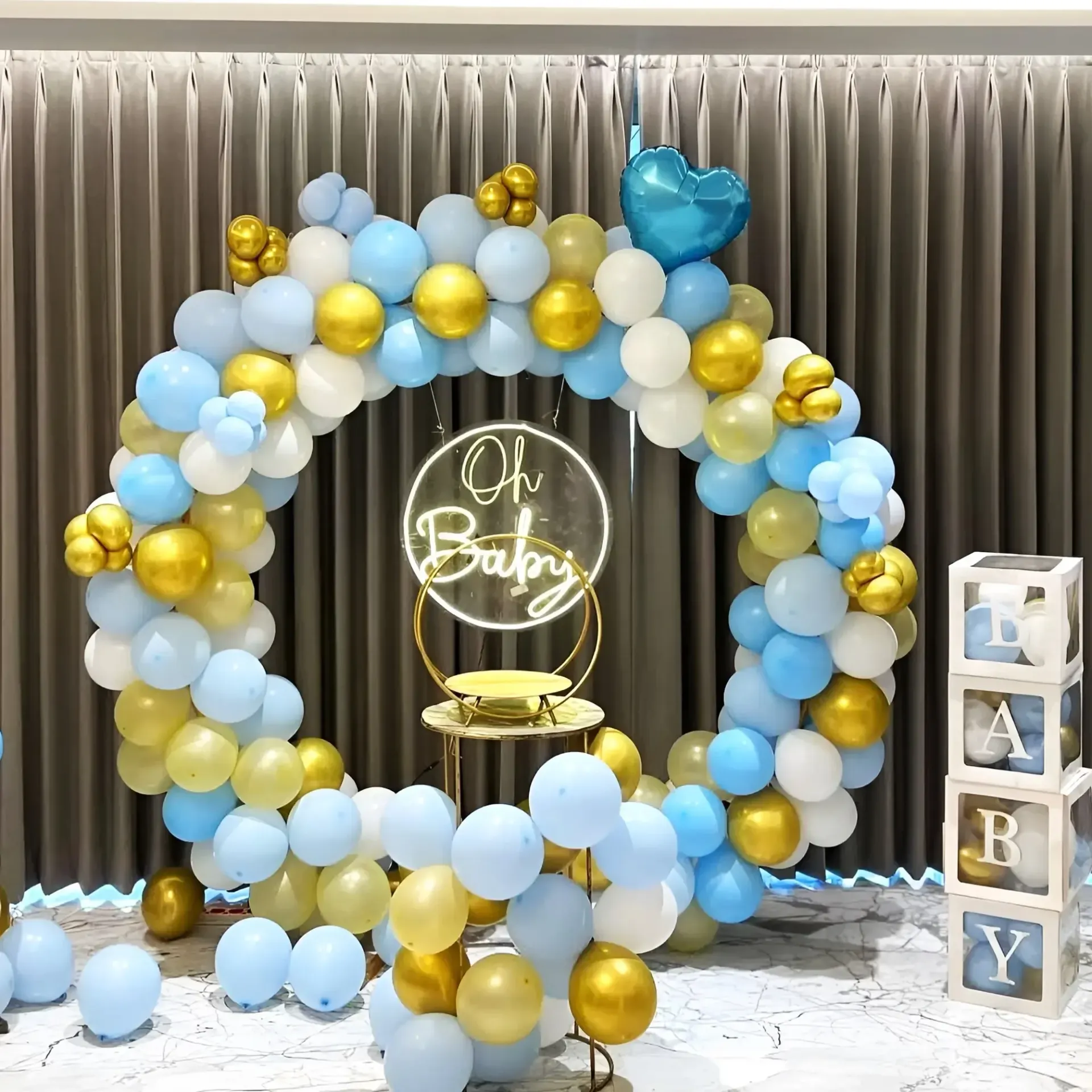 Baby Shower Ring Backdrop Setup Decor — view 2 of 2