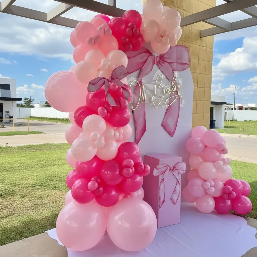 Mom to Be Celebration Balloon Decor Setup — view 2 of 3