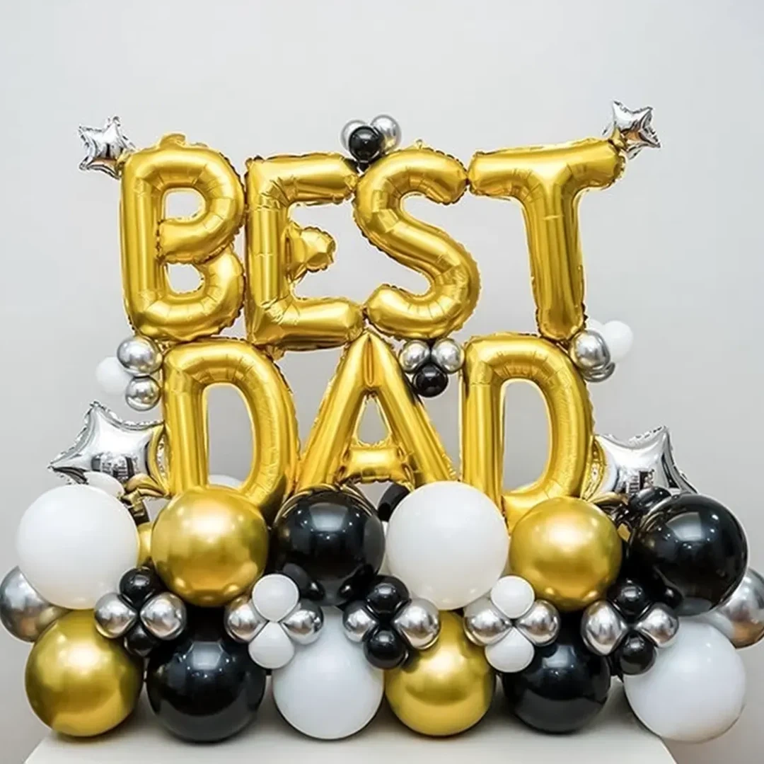 Dazzling Balloon Bouquet For Dad Set 