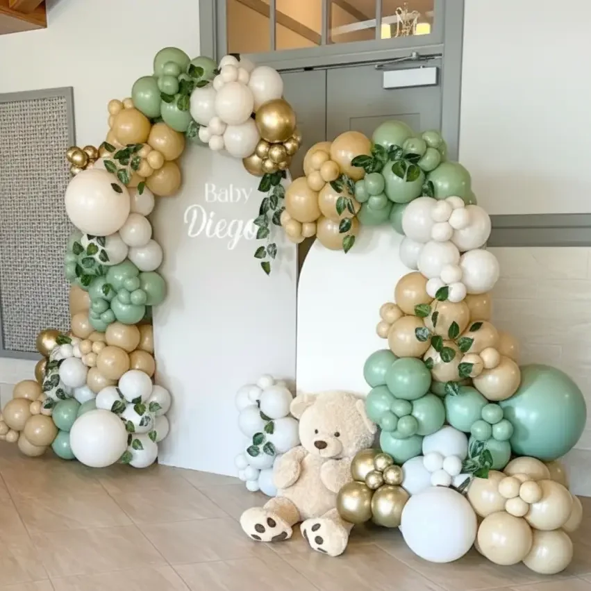 Boho Theme Baby Shower Backdrop Setup — view 2 of 2