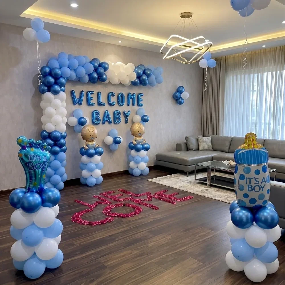 Its A Boy Welcome Baby Decoration Setup 