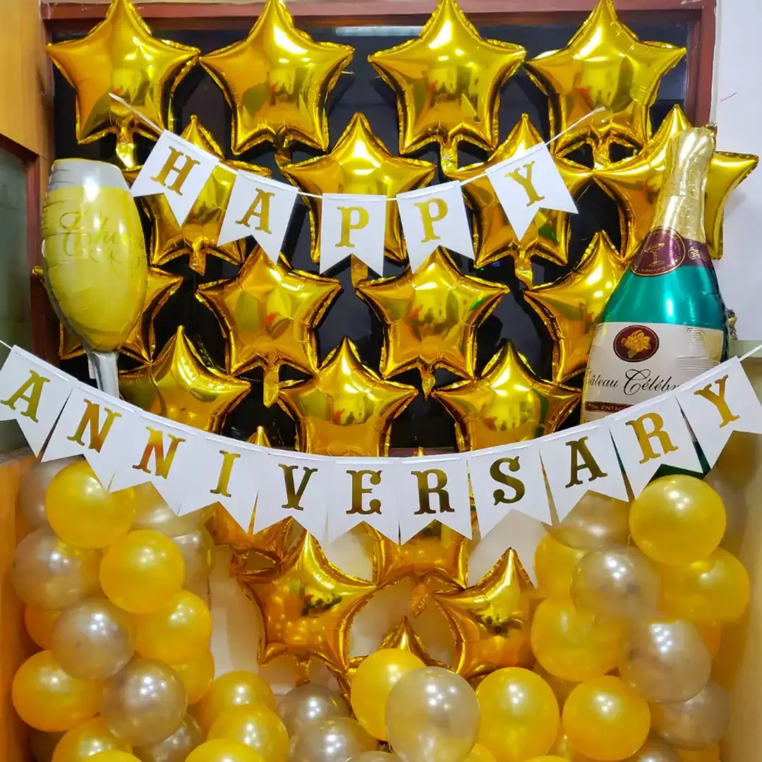 Golden Anniversary Decoration Set 