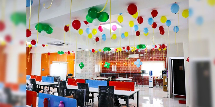 Colourful Balloons Office Decoration Set 