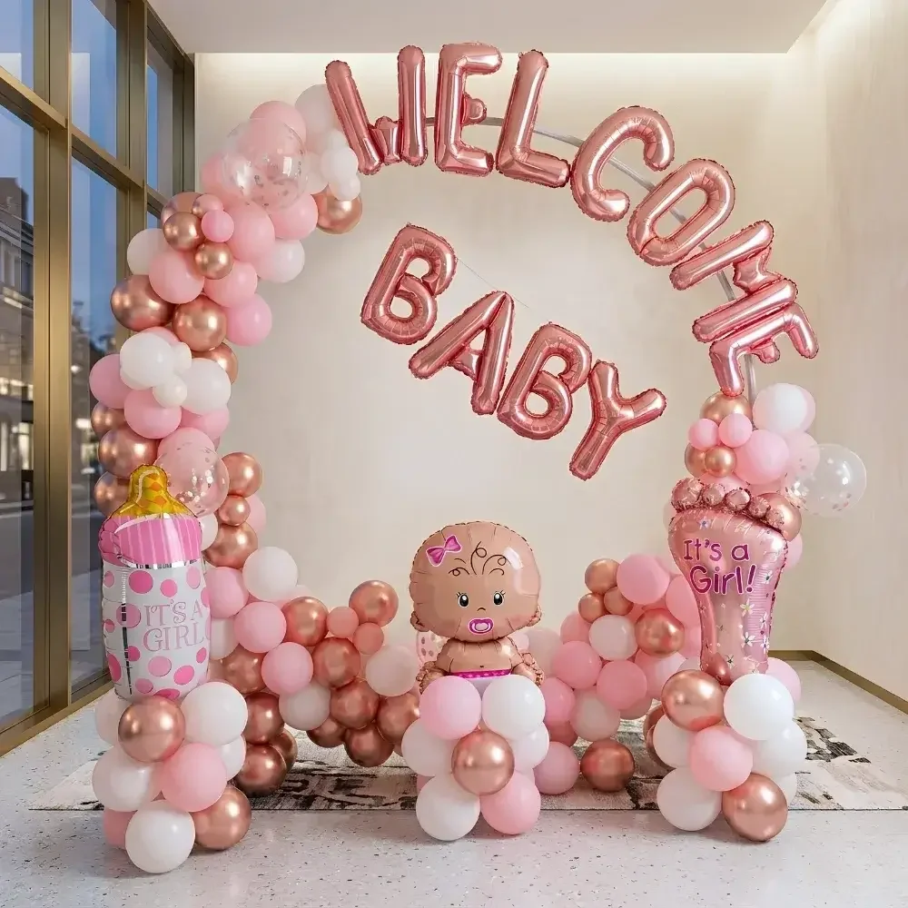 New Born Welcome Ring Decoration Setup 