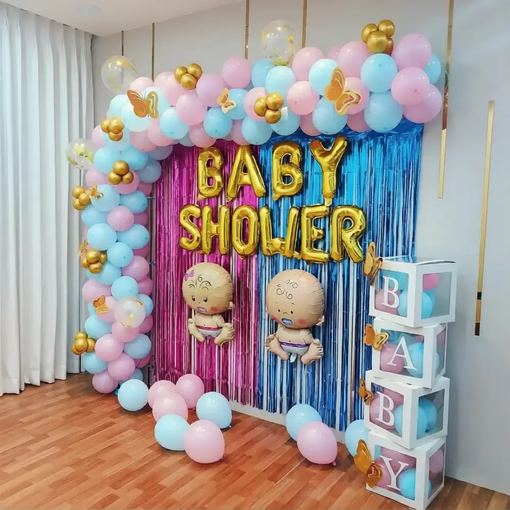 Simple and Elegant Baby Shower Setup Decor — view 2 of 2