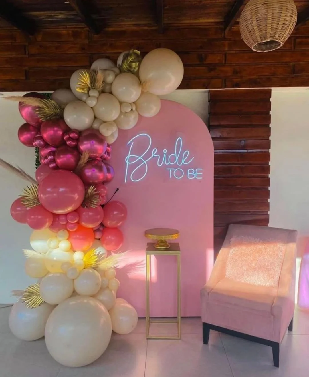 Bride-To-Be Elegant Balloon Backdrop Set 