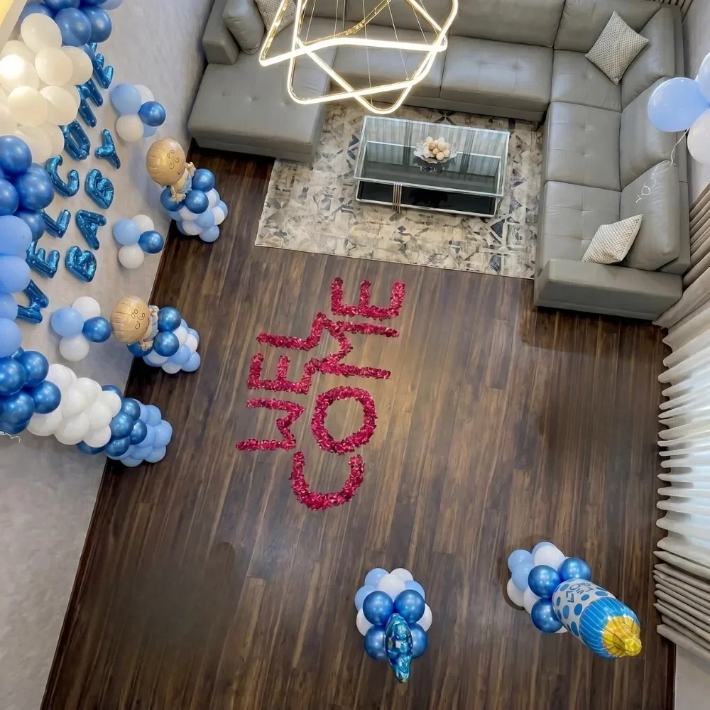 Its A Boy Welcome Baby Decoration Setup 
