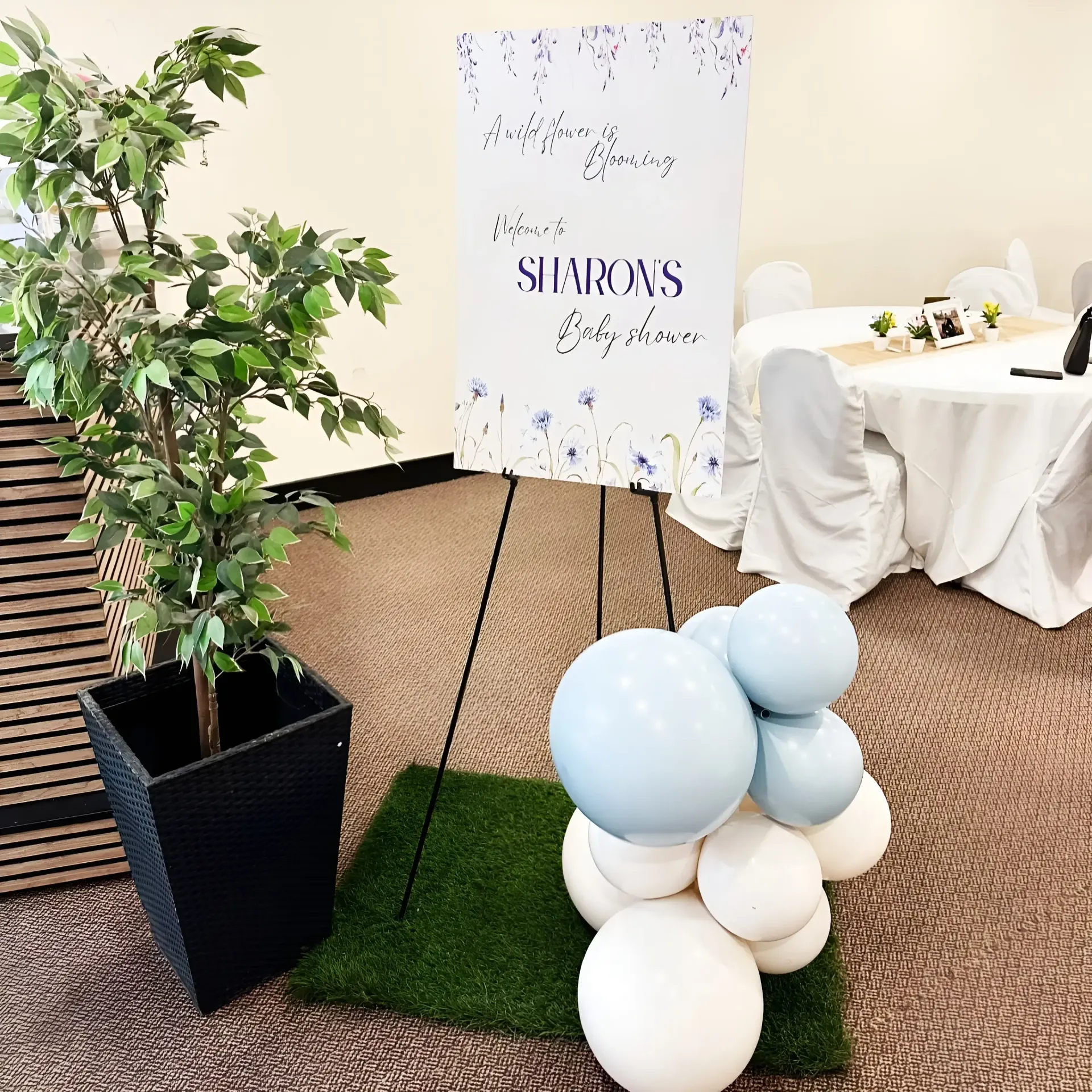 Baby Shower Balloon Backdrop Setup — view 2 of 2