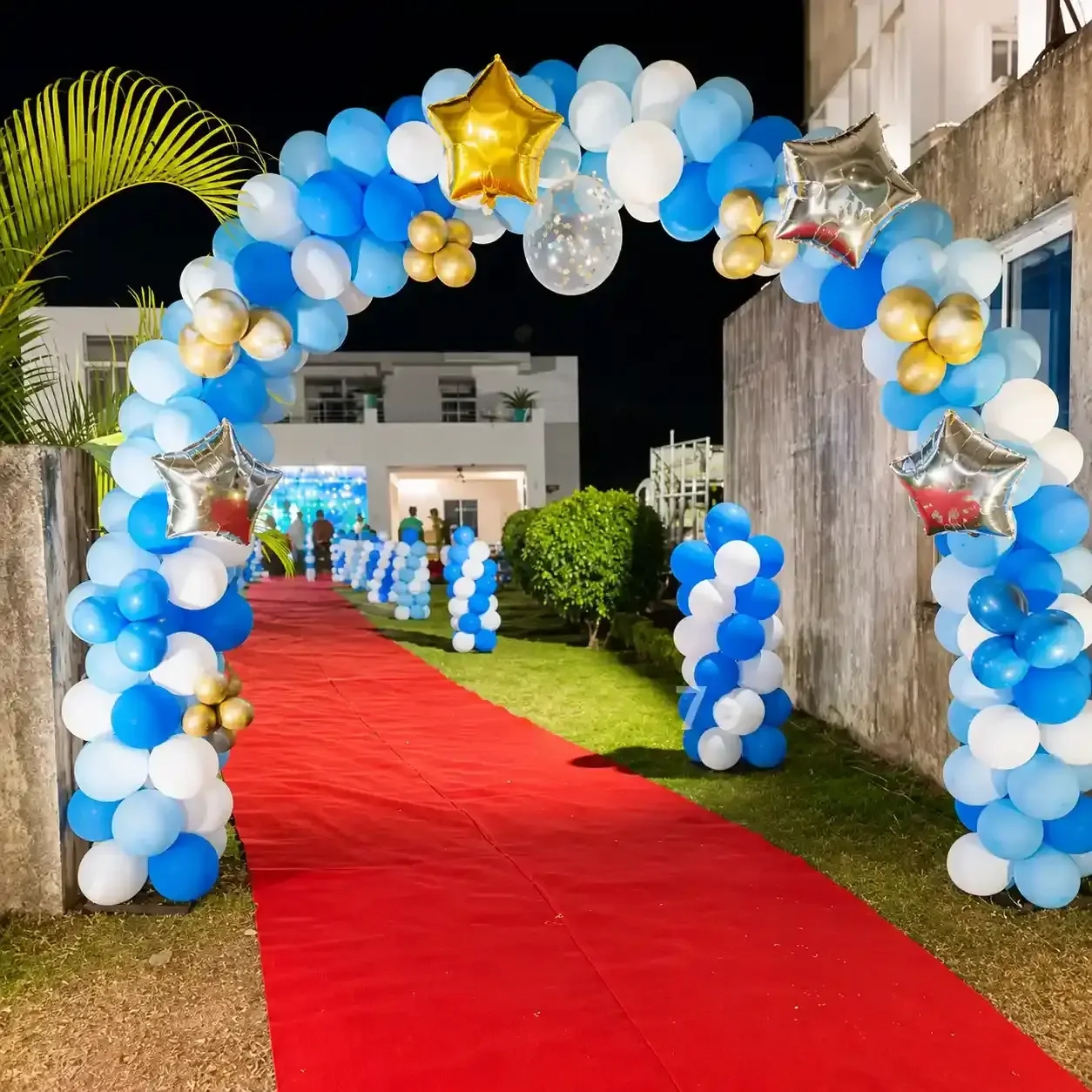 Baby Cadle Ceremony Backdrop Setup 