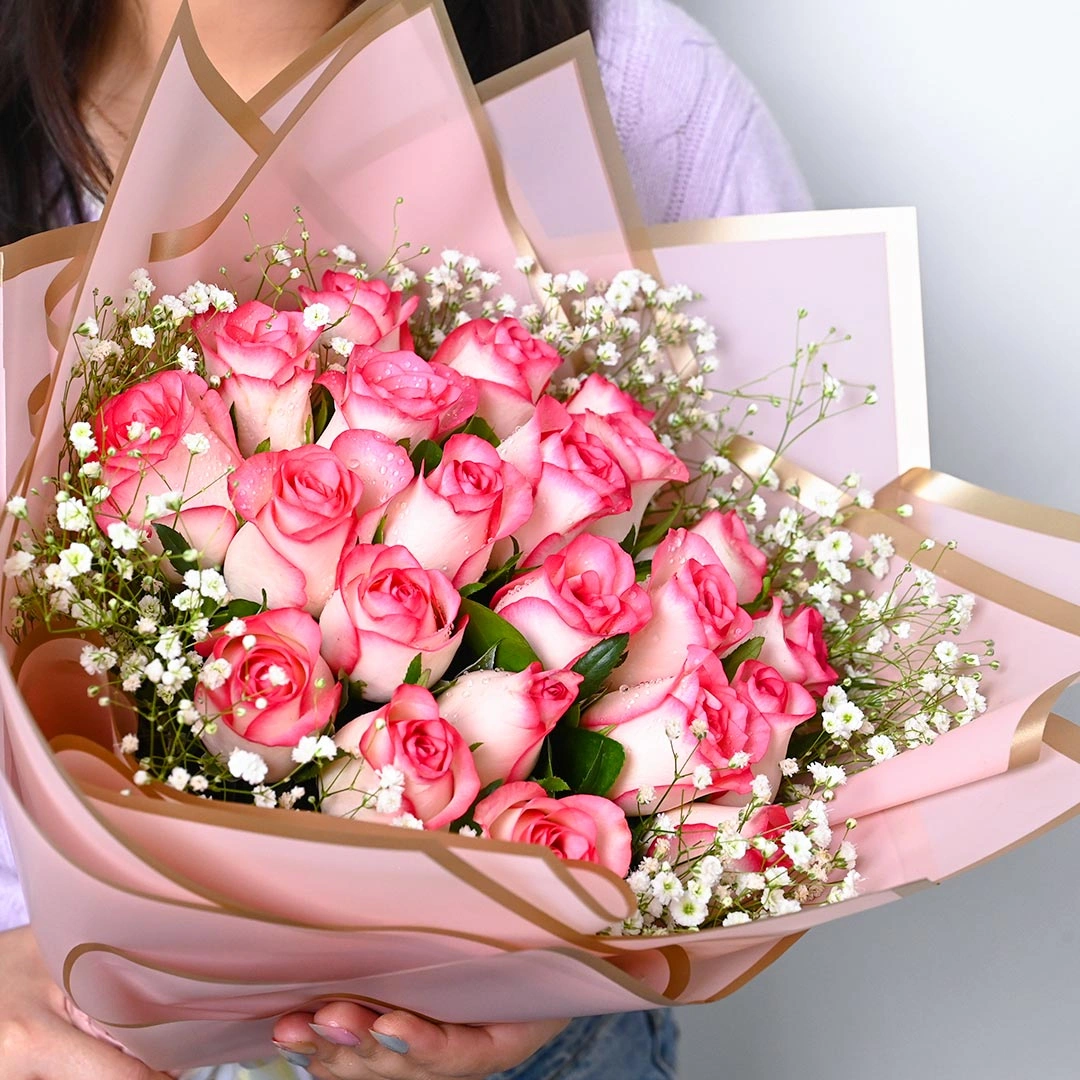 pinkroseluxurybouquetc