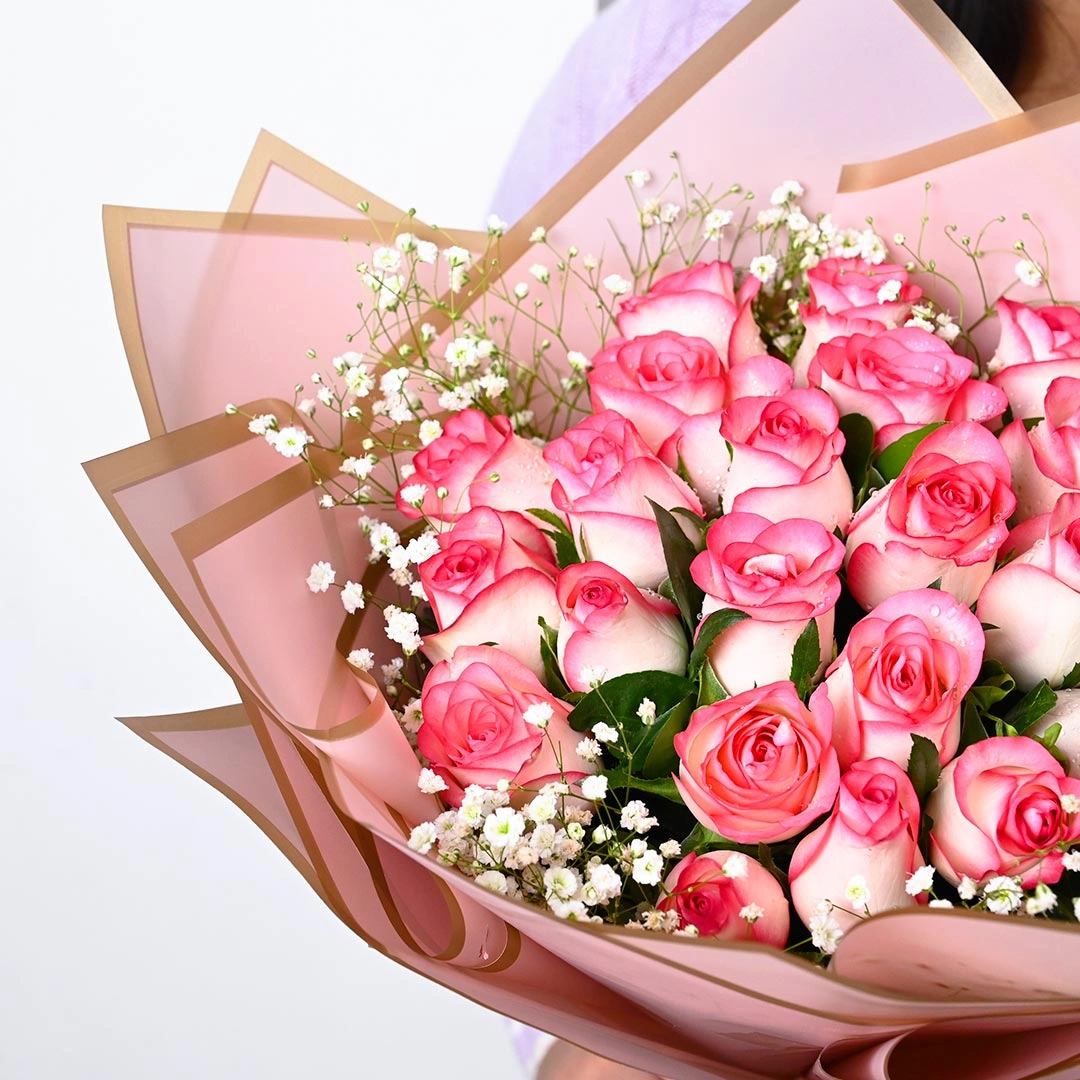 pinkroseluxurybouquetd