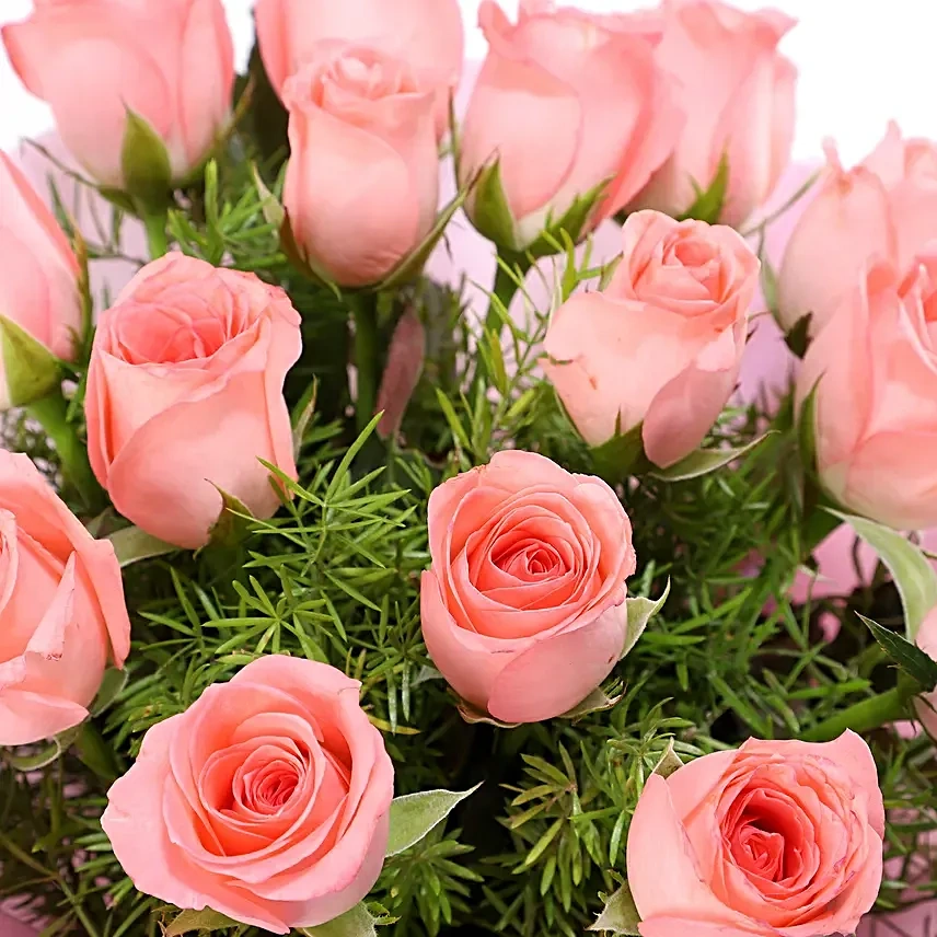 splendid15pinkrosesbouquet3
