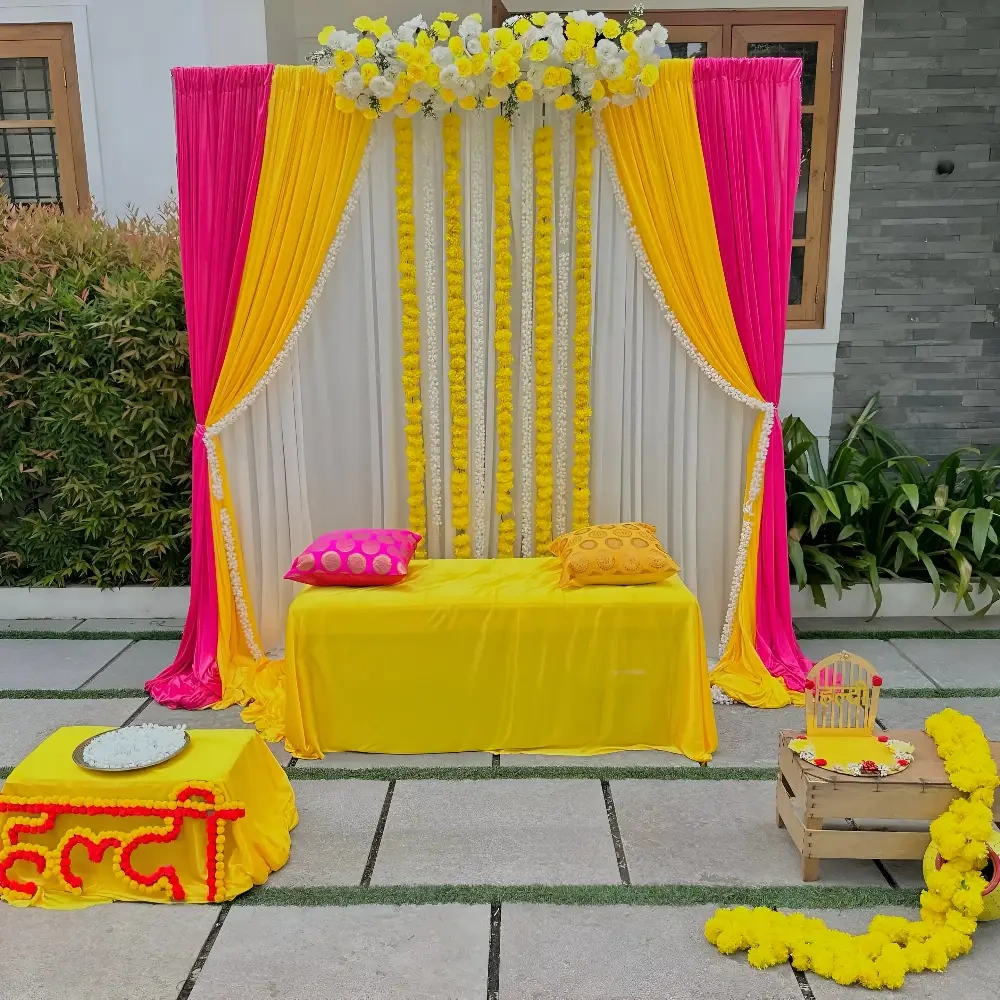 Color Splash Haldi Sundar Sajavat  Decoration 