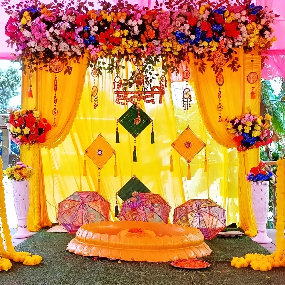 Vintage Haldi Sundar Sajavat Decoration 