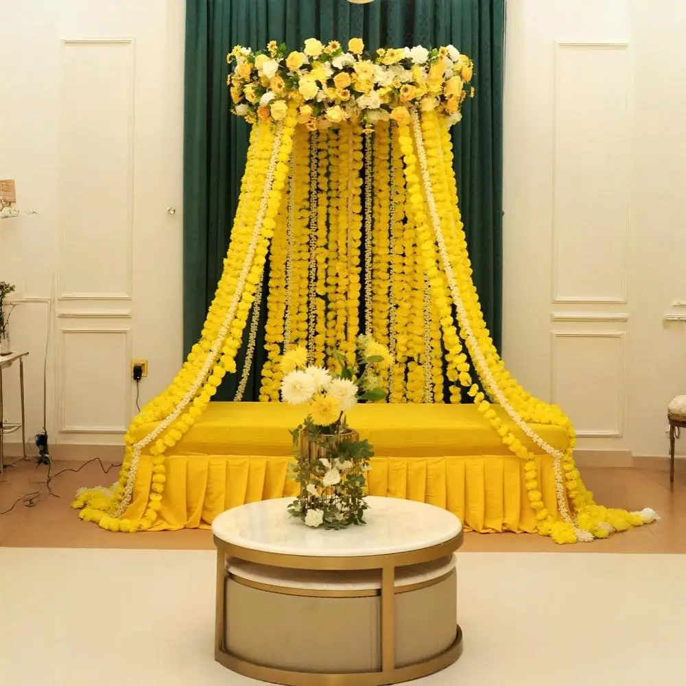 Bridal Haldi Shaadi Glow  Setup 