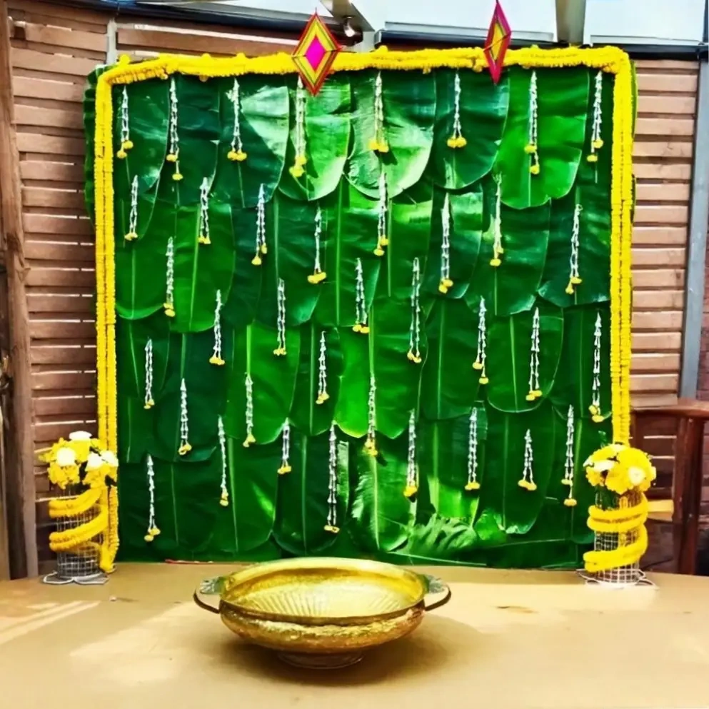 Traditional Haldi Sundar Sajavat  Decoration 
