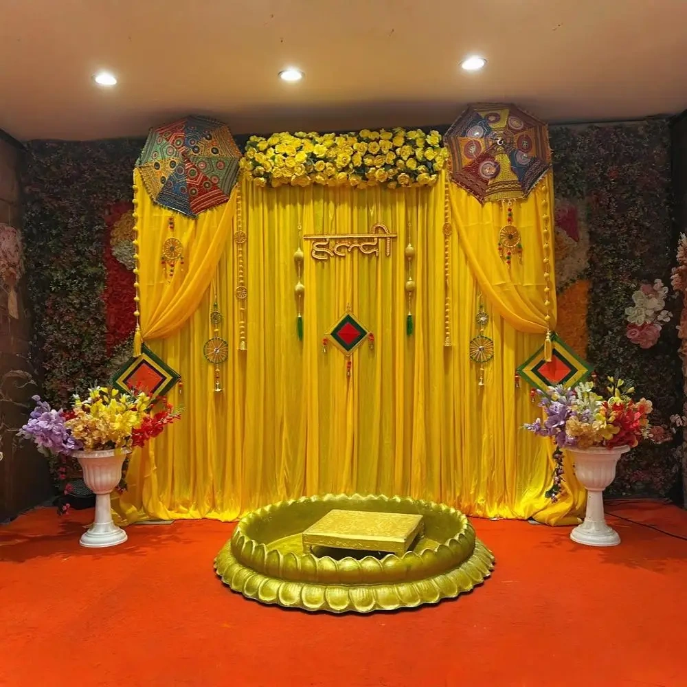 Trending Haldi Sundar Sajavat Decoration 